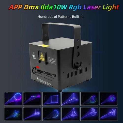 Dmx ilda app 10w rgb - 10w,
