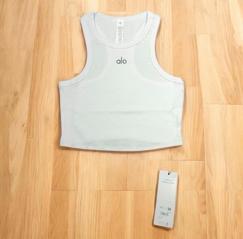 Canotta alo cropped bianca - canotta,