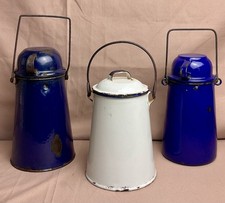 2 x Vintage 1950's French Blue