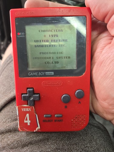 Nintendo gameboy pocket rosso - gameboy,