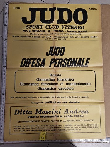 Manifesto viterbo judo sport - viterbo,