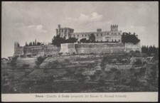 cartolina SIENA castello di brolio