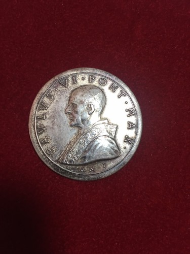 Medaglia papale paolo vi - medaglia,