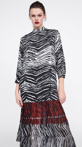 Abito zara zebra stampa - zebra,