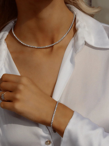 Parure collana bracciale - parure,