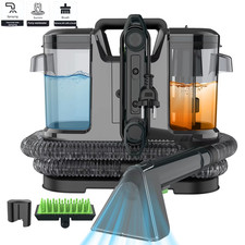 Pulitore Tessuti Tappeti Portatile Aspirapolvere Divani Tende 1800ML