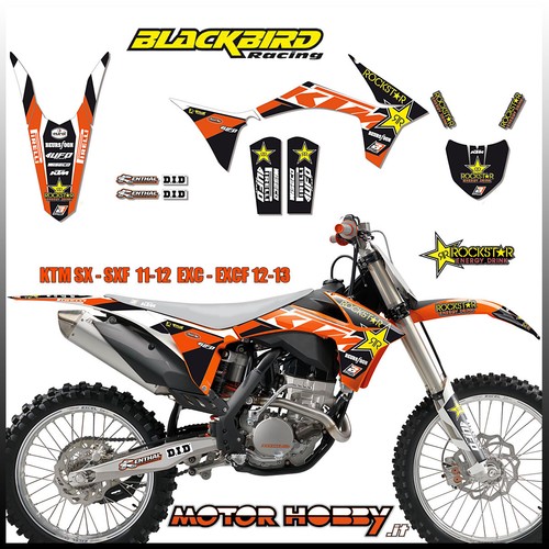 Kit grafiche blackbird adesivi - kit,