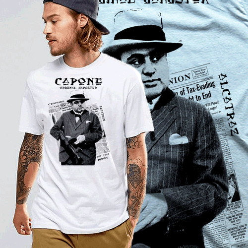 Shirt gangster capone - t-shirt, al