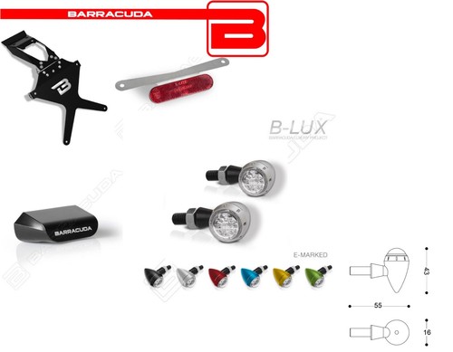 Portatarga frecce led - portatarga, +