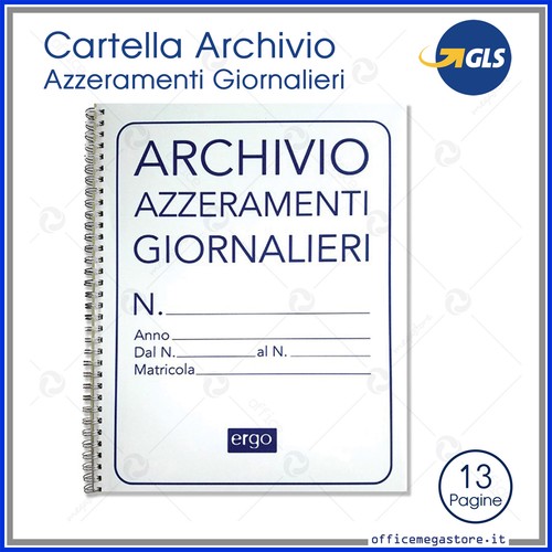 Registro archivio azzeramenti - registro,