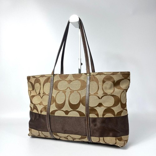 Coach signature tote - signature,