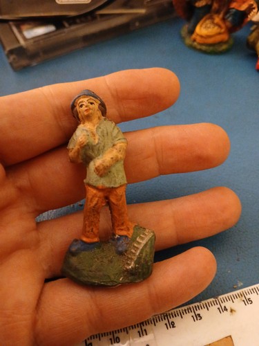 Personaggio presepe vintage - personaggio,
