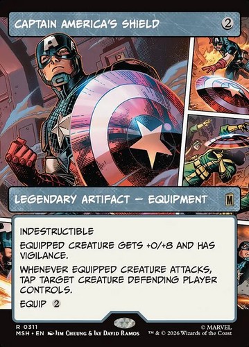 Mtg captain america - captain, shield