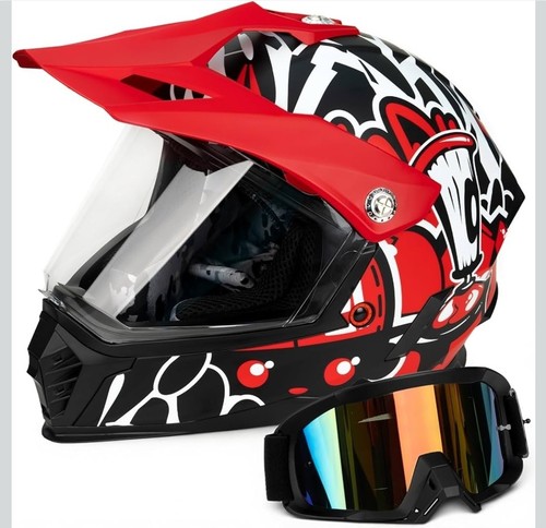 Casco dirt bike bambini full - bike,