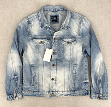 NUOVO ZARA giacca jeans uomo L