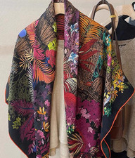 Sciarpa bandana 70% cashmere