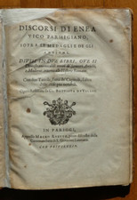NUMISMATCA-DISCORSI DI ENEA VICO PARMIGIANO SOPRA LE MEDAGLIE.PARIGI-RUETTE-1619