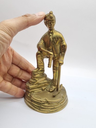 Vintage statua minatore - minatore, cm
