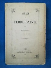 Bovet, Voyage en Terre-Sainte