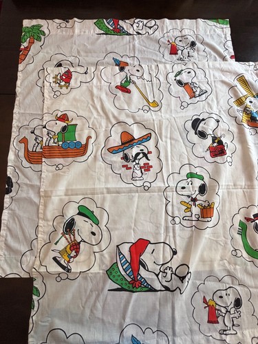 Tessuto vintage peanuts snoopy - tessuto,