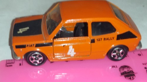 Fiat 127 rally arancione a54 - fiat,