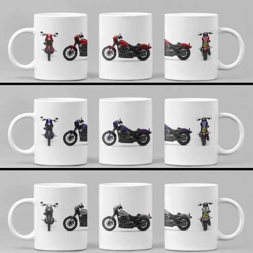 Tazza moto personalizzata - tazza,