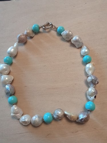 Collana argento 925 turchese - collana,