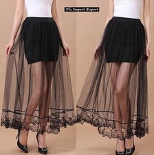 Mini Gonna Donna Tulle Pizzo