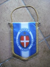 vintage GAGLIARDETTO FANION PENNANT - NOVARA CALCIO 1908 - retro tricolore
