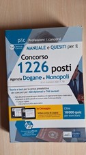 Concorso 1226 posti Agenzia Dogane e Monopoli 9788836221530 EdiSES preselettiva