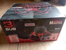 subwoofer auto German Maestro 3 sub 12 350 W SPL