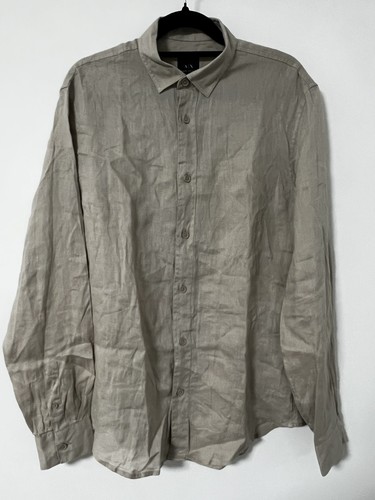 Armani exchange linen shirt - armani,