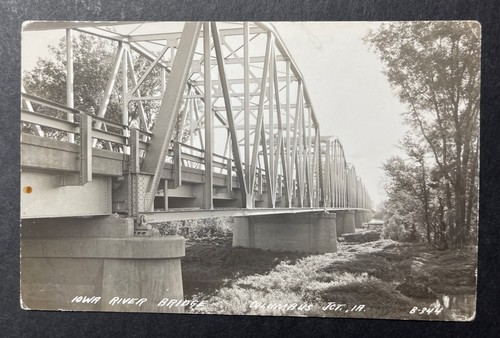 Iowa river bridge columbus - columbus, jct