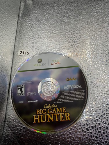 Cabela big game hunter - big,