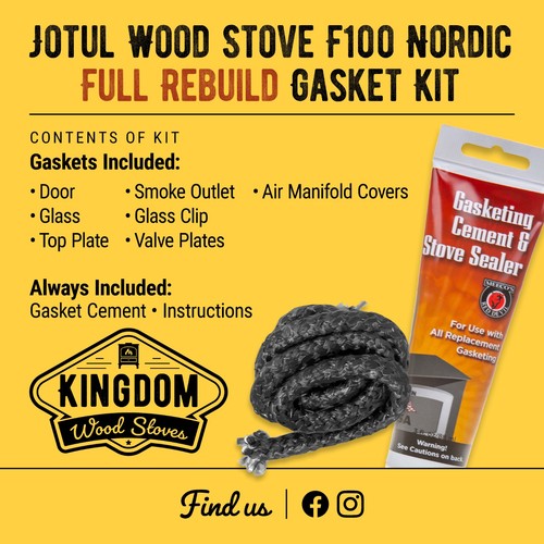 Jotul f100 nordic - nordic, rebuild