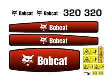 KIT ADESIVI MINIESCAVATORE BOBCAT 320