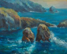 Quadro blu originale pittura