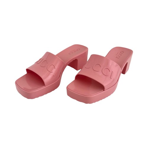 Gucci sandali gomma rosa - gucci, in