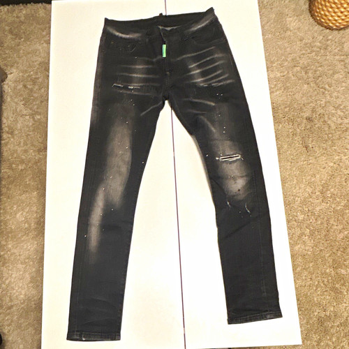 Jeans uomo dsquared2 nero - uomo,