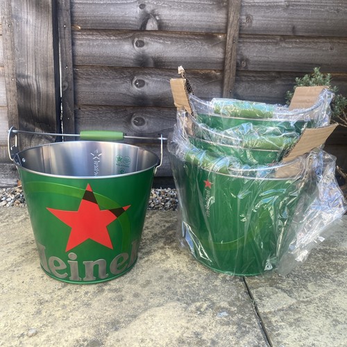 Heineken beer ice bucket - beer,