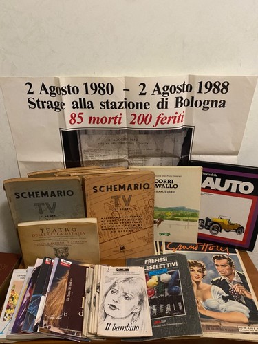 Riviste giornali libri poster