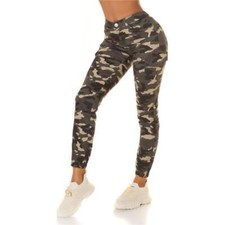 Jeans cargo skinny da donna in