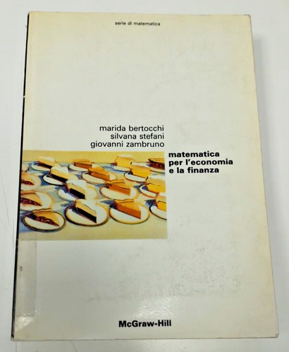 Matematica per economia la - matematica,