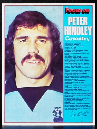 Calciatore focus peter hindley - focus,