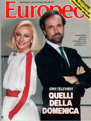 Europeo 1986 raffaella - europeo, carra