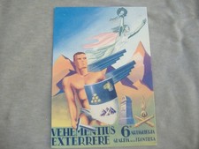 FRANCHIGIA 6° REGGIMENTO ARTIGLIERIA GUARDIA ALLA FRONTIERA,NON VG.-FUTURISMO