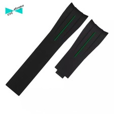 Cinturino gomma nero rolex - nero,