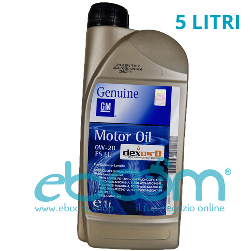 Opel 0w20 93160357 olio - opel-gm,