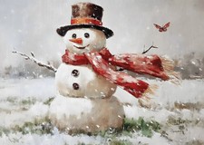 Affascinante pupazzo di neve