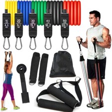 Fasce per Esercizi, Fasce di Resistenza per Allenamento, Allenamento della Forza Home Gym US